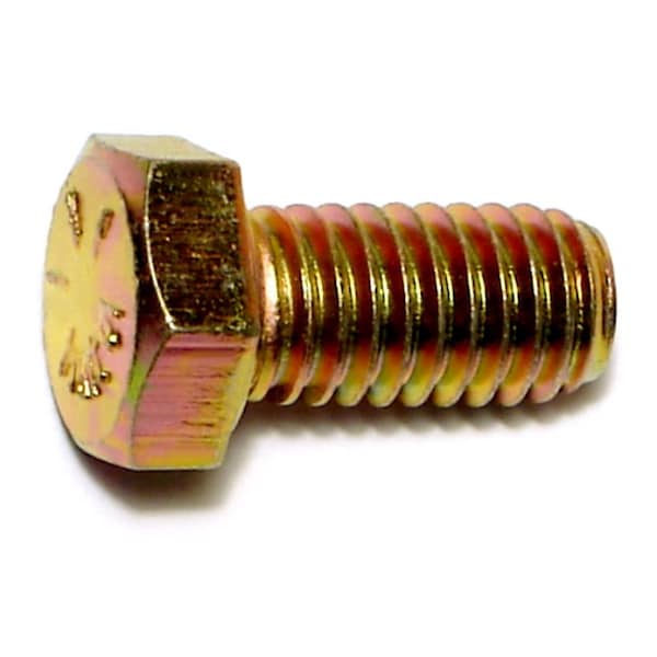 Midwest Fastener Grade 8, 3/8"-16 Hex Head Cap Screw, Zinc Yellow Steel, 3/4 in L, 50 PK 00692 - main